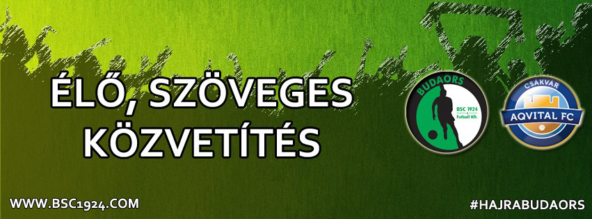 Budaörs - Aqvital FC Csákvár | Élő, szöveges közvetítés!