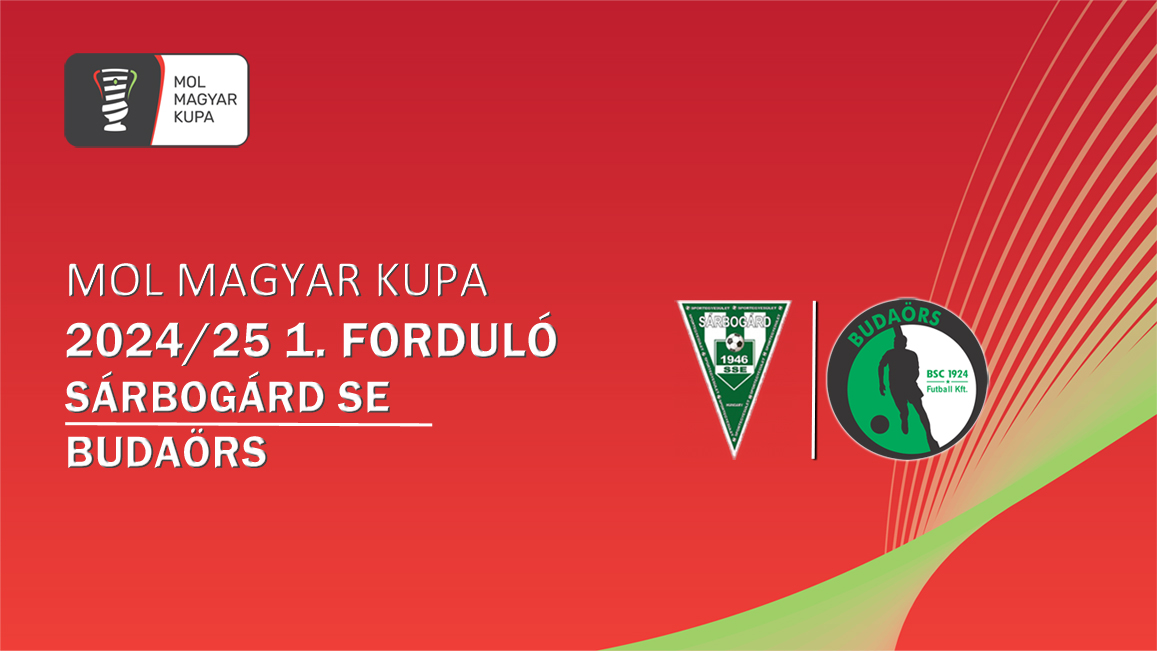BSC 2425 MOL MAGYAR KUPA 1F SARBOGARD SE BUDAORS BORITO KICSI 